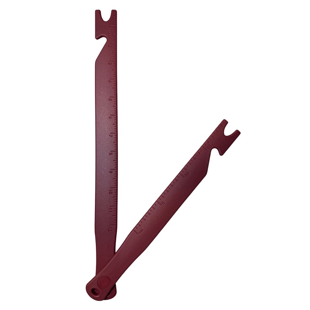 NEW Curtis Stone Kitchen Ruler & Oven Rack Pullers Set of 2 Red Magnetic Gadget